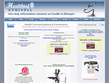 Tablet Screenshot of ethiohealth.net